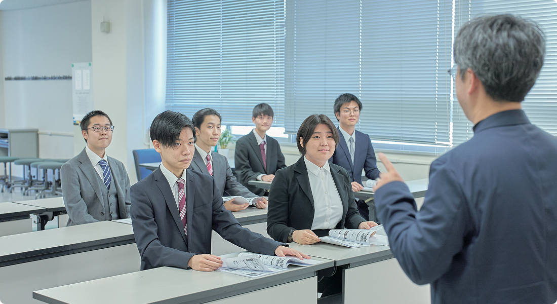 学内企業展の様子